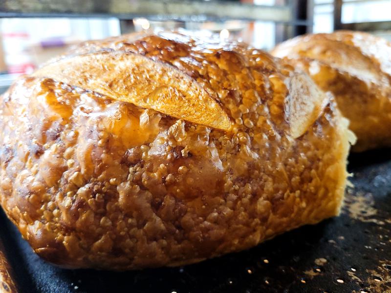 Rustic artisan bread loaves